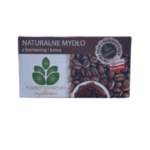 Naturalne mydło z borowiną i kawą